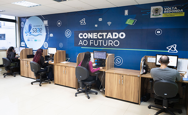Saae-VR refor�a efici�ncia e agilidade no atendimento telef�nico � popula��o