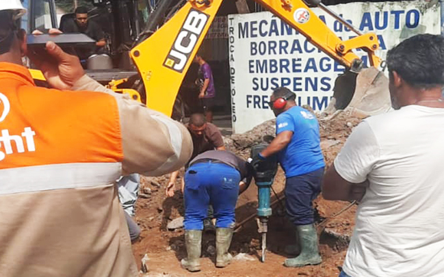 Saae-VR conclui manuteno na Avenida Antnio de Almeida no bairro Retiro