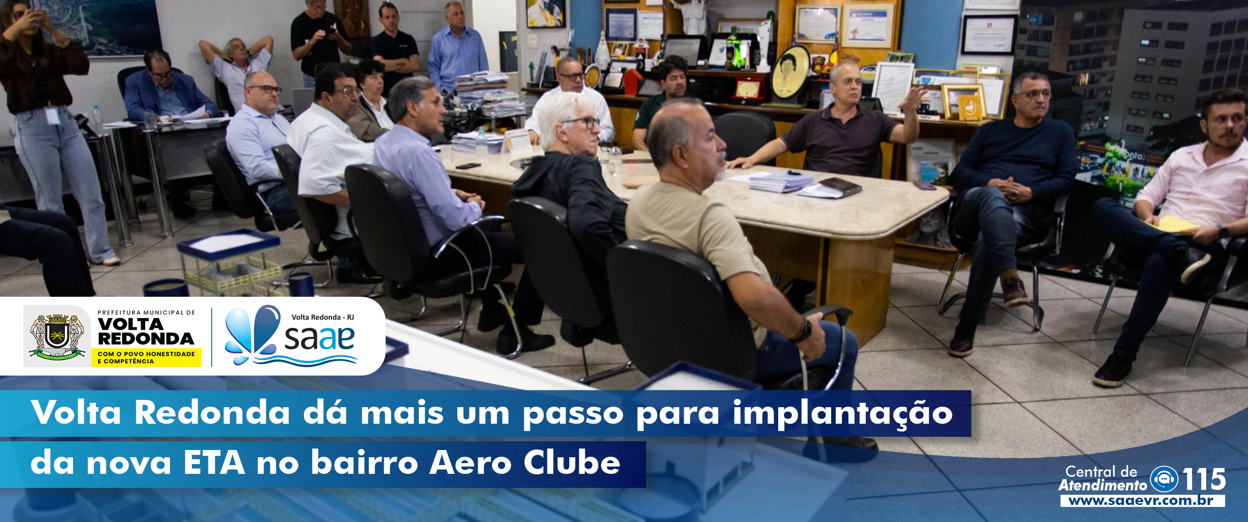 Volta Redonda d� mais um passo para implanta��o da nova ETA no bairro Aero Clube