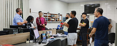 Saae-VR recebe visita de estudantes de Engenharia El�trica