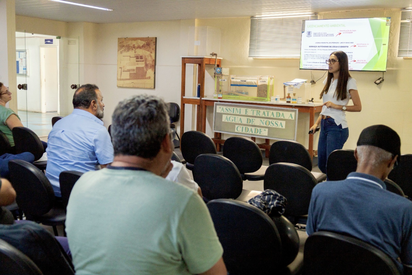 Saae-VR capacita funcionrios sobre regras ambientais para garantir qualidade do esgoto tratado