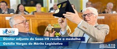 Diretor adjunto do Saae-VR recebe a Medalha Getlio Vargas do Mrito Legislativo