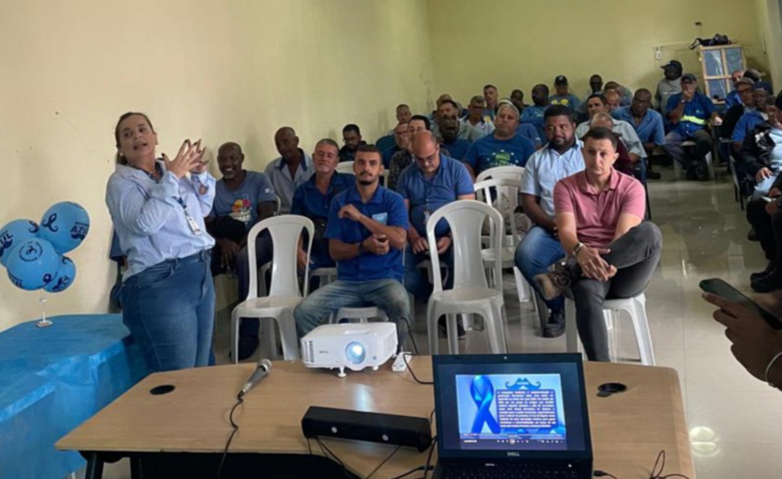Saae-VR promove palestra sobre o Novembro Azul aos funcionrios